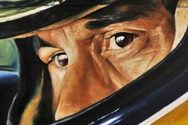 Ayrton Senna portrait - 'Senna - 20 Years' - Image 2