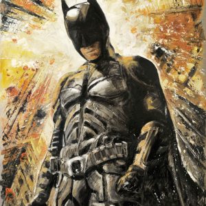 'The Dark Knight' - Batman original metal artwork