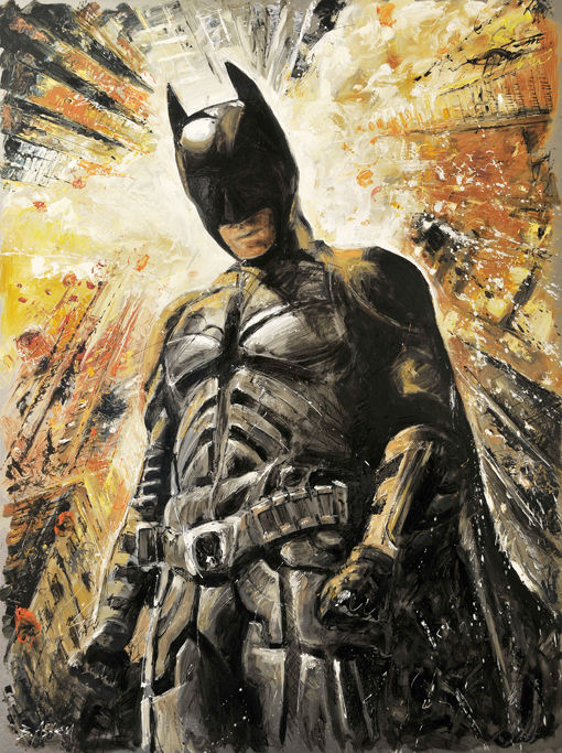 The Dark Knight' - Batman original metal artwork - Ben Askem