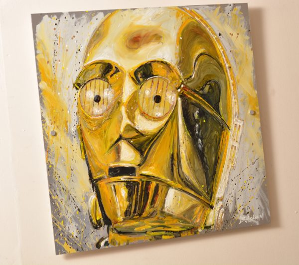 'Thank the Maker!' - C-3PO metal artwork - Image 2