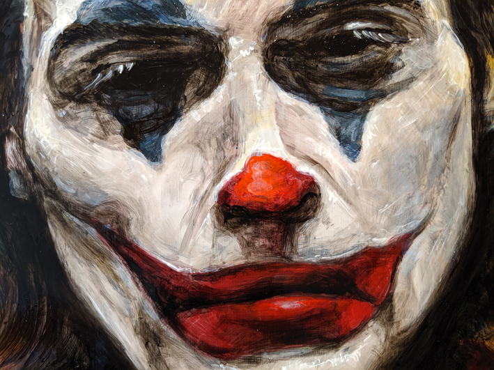 Joker – Metal artwork. Time lapse.