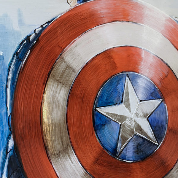 Captain America metal artwork - Image 2
