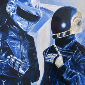 'Daft Punk' - Metal artwork